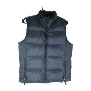 Burton AK Women's Medium Black Goose Down Full-Zip Outdoor Puffer Vest